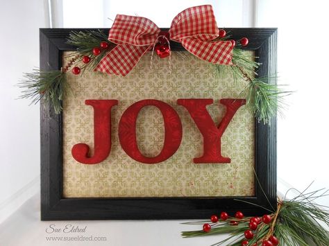 I love using the word "JOY" in my holiday decorating. It's one of my favorite words.  Who doesn't need a little more "JOY" in their life. The Joy Frame is a Quick and Easy Holiday Home Décor Projec... Joy Signs Diy, Joy Signs Wooden, Wooden Joy Sign Diy Christmas, Joy Wood Letters Christmas Crafts, Joy Signs Wooden Lowe's, Joy Craft, Nordic Snowflake, Joy Decorations, Word Joy