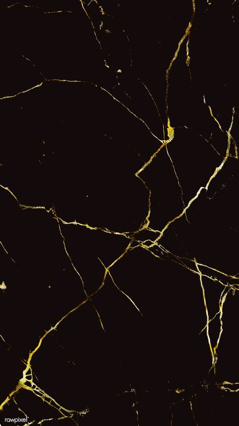 Black marble with gold lines textured mobile phone wallpaper | premium image by rawpixel.com Marble Wallpaper Hd, Marble Texture Seamless, Gray Texture Background, Black Marble Background, Gold Marble Wallpaper, Marble With Gold, Tapete Gold, Black And Gold Aesthetic, Black Texture Background