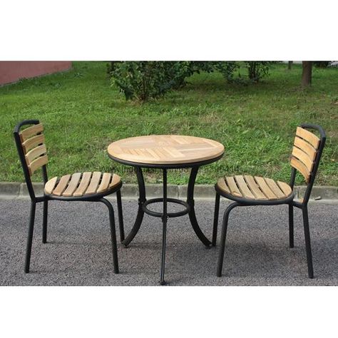 Meja Outdoor, Kursi Outdoor, Wooden Picnic Tables, Kursi Cafe, Metal Fabrication Tools, Outdoor Set, Outdoor Cafe, Restaurant Chairs, Study Table