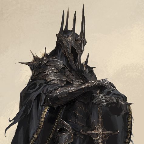 Dark Lord Armor, Dark Knight Rpg, Shadow Knight Art, Female Dark Knight, Knight Oc Male, Black Knight Art, D&d Character Design, Dark Fantasy Knight, Dark Knight Art