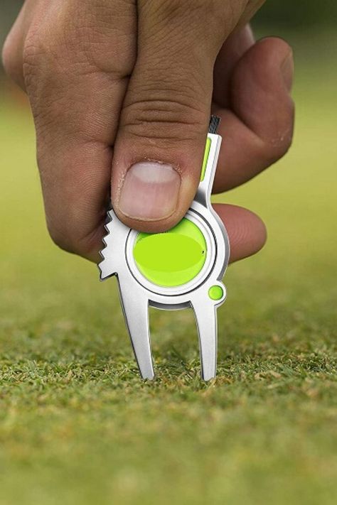 On a beautiful sunny day, you decide to go to the golf course to play golf. You set the ball on the ground, take out your club and take a shot. But somehow you missed the shot timing and end up hitting the green and producing a pitch mark. Now the question is, how to fix that. The answer is, with a divot tool! Divot Tool, Beautiful Sunny Day, Take A Shot, The Shot, Play Golf, Golf Tips, Take Out, Sunny Day, Golf Club