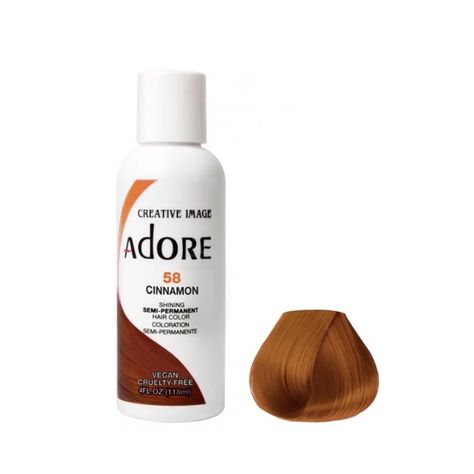 Adore Hair Dye, Ginger Hair Dyed, Permanent Hair Dye Colors, Semi Permanent Hair Dye, Hair Silky, Natural Protein, Permanent Hair Dye, Pink Petals, Hair St