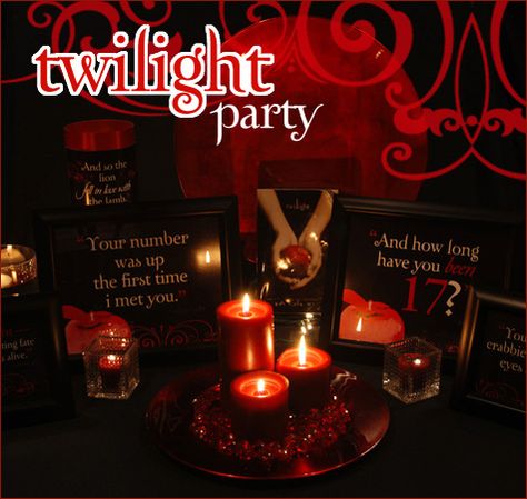 Red Party Themes, Twilight Party, Cupcake Diaries, Candice Accola, Twilight Series, Themed Drinks, Twilight Fans, Twilight Movie, Vampire Academy