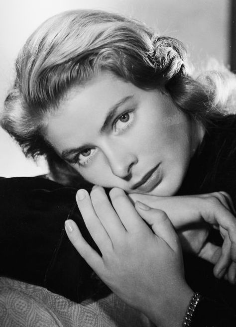 Ingrid Bergman: Bergman notoriously took an au naturale approach to beauty, only wearing a significant amount of makeup if required for a role, but she did shave a centimeter off of her hairline (not an unpopular grooming technique of the time) for a larger forehead. Click through for more Hollywood secrets on beauty and skincare. Sparse Eyebrows, Brow Lift, Ingrid Bergman, Eyebrow Shape, Eyebrow Shaping, Beauty Icons, Hollywood Celebrities, Hollywood Glamour, About Hair