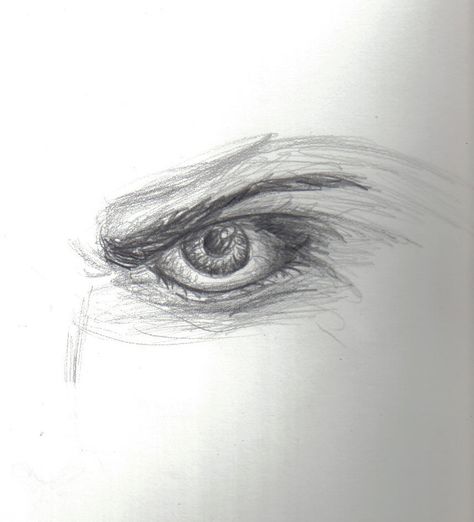 Angry Eyes Drawing, Drawing Feelings, Full Drawing, Angry Eyes, Drawing Tutorial Face, Eye Sketch, Eyes Drawing, Face Drawing Reference, Pencil Shading