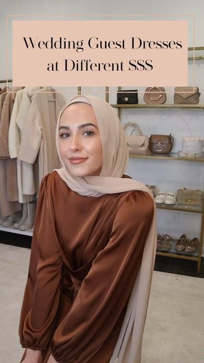 Hijab Wedding Guest, Islamic Fashion Dresses, Hijab Wedding, Hijab Wedding Dress, Soiree Dress, Satin Wedding Dress, Islamic Fashion, Hijab Dress, Modest Wedding Dresses