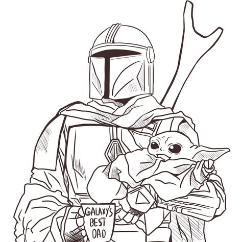 Are you looking for a way to relieve stress and get creative at the same time? Mandalorian coloring pages are the perfect solution! Whether you’re a budding artist or just looking to take your mind of... Yoda Pictures, Star Wars Coloring Pages, Star Wars Coloring, Star Wars Stencil, Star Wars Art Drawings, Arte Hippy, Yoda Drawing, Star Wars Classroom, Yoda Png