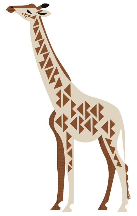 Circus Vintage, Denver Zoo, Giraffe Illustration, Giraffe Design, Simple Illustrations, Afrique Art, Giraffe Art, Cosmic Art, A Giraffe