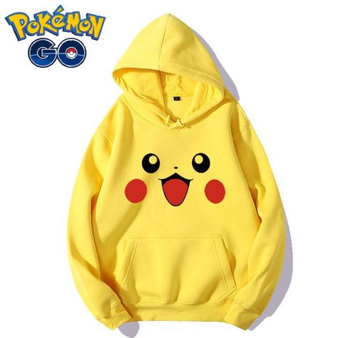 Pokemon Pikachu Hoodies Korean Version Loose Oversized Sweatshirts Long Sleeve Hooded Sweatshirt Pokemon Hoodie, Pokemon Cosplay, Pokemon Pikachu, Hoodies For Sale, Hooded Sweater, Oversized Sweatshirt, Jacket Coat, Cosplay Costume, Sweater Jacket