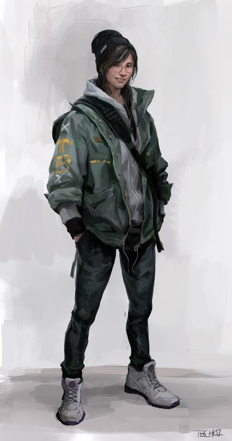 ArtStation - R6 Dokkaebi, TB Choi R6 Dokkaebi, Tb Choi, Apocalypse Character, Cyberpunk 2020, Cyberpunk Female, Apocalypse Art, Cyberpunk Character, Story Characters, Urban Fantasy