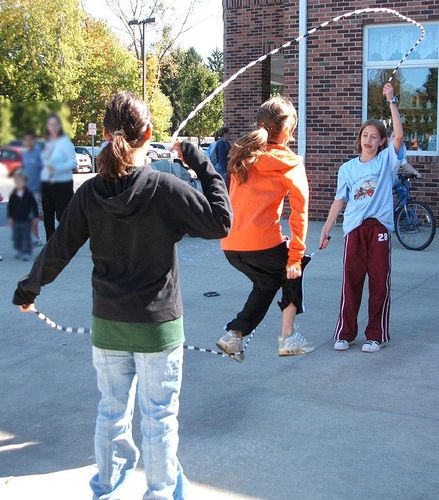 Double Dutch jump roping was big in the '70's Double Dutch Jump Rope, Jump Roping, Double Dutch, Nothing Special, Group Ideas, Good Old Times, Wonder Years, Skipping Rope, Doing Nothing