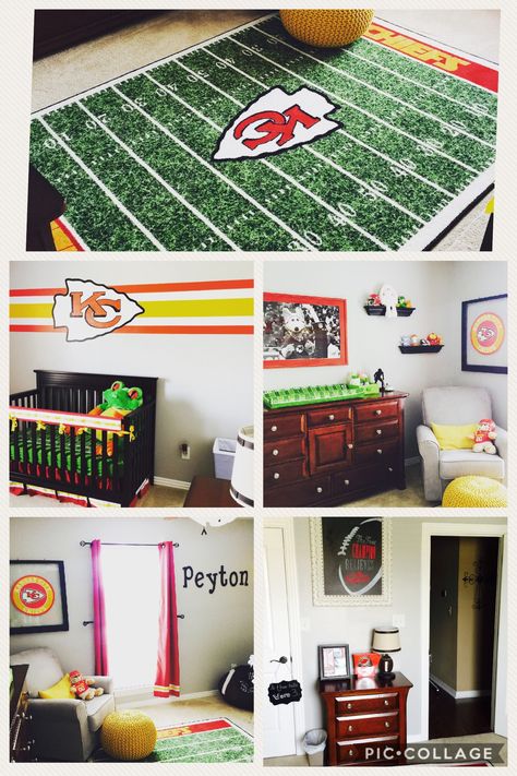 Chiefs Room Ideas, Chiefs Bedroom Ideas, Kansas City Chiefs Bedroom Ideas, Chiefs Bedroom, Kansas City Chiefs Room Ideas, Kansas City Chiefs Bedroom, Nfl Bedroom Boys, Kansas City Chiefs Furniture, 80s Room