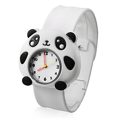 Children’s Lovely Panda Style Quartz Wrist Watch @ $15 Only https://www.wowrox.com/auctions/clothing-shoes-accessories/childrens-lovely-panda-style-white-silicone-band-quartz-analog-wrist-watch-00/ Panda Watch, Best Kids Watches, Watch Digital, Unique Watches, Cute Laptop Stickers, Cute Laptop, White Watch, Best Watches For Men, Best Watches