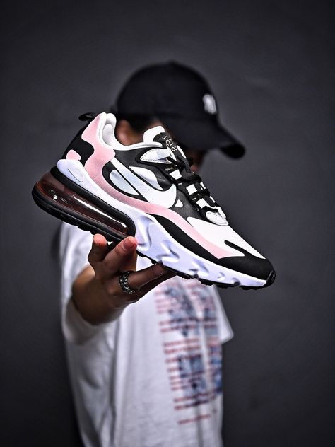 Nike Wmns Air Max 270 React 'Coral Black' AT6174 005https://usairmaxshoes.myshopify.com/collections/nike-air-max-270-react/products/nike-wmns-air-max-270-react-coral-black-at6174-005 Black Nike Air Max Sporty Shoes, Black Breathable Nike Air Max For Sports, Nike Air Max 97 White, Nike Air Max Black Breathable Synthetic Shoes, Black Dynamic Nike Air Max, Black Nike Air Max For Sports, Breathable, Adidas Shoes Yeezy, Buy Nike Shoes, Air Force Shoes