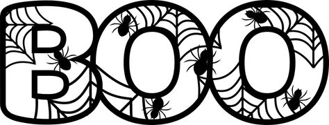 Free SVG Files for Cricut | Boo SVG Fall Silhouette Designs, Svg Templates Free, Halloween Clip Art Black And White, Boo Svg Free, Spooky Svg Free, Free Pumpkin Svg Files For Cricut, Cricut Window Cling Ideas, Free Halloween Svg Files For Cricut, Free Svg Files For Cricut Funny