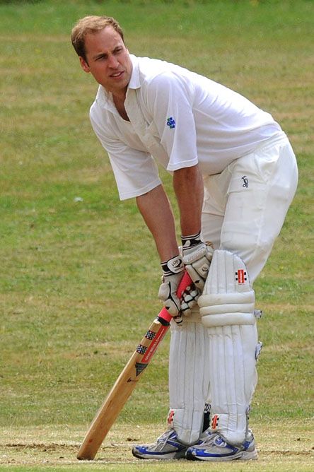 Quintessentially British, Prince William Playing Cricket Cricket Whites, Suresh Raina, Action Pictures, Royal Uk, Cricket Bat, Duke Of Cambridge, Cricket Match, William And Kate, Prince William And Kate