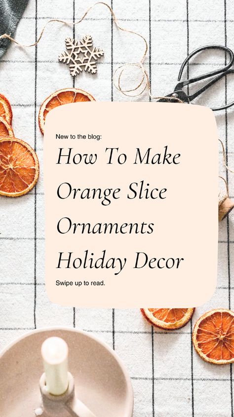 Learn how to make beautiful and fragrant orange slice ornaments for your holiday decor! These rustic DIY decorations add a natural touch to your Christmas tree and home. Perfect for those looking for easy and eco-friendly holiday crafts that smell amazing. Click for a step-by-step guide to creating these dried orange ornaments. Orange Xmas Tree Decorations, Diy Orange Christmas Ornaments, Dried Orange Slices Decoration Christmas Tree, How To Make Orange Slice Ornaments, Crafts With Dried Orange Slices, Dried Orange Ornaments Tree Decorations, Orange Slices On Christmas Tree, Dry Orange Slices Decoration Christmas, Diy Orange Slice Ornaments