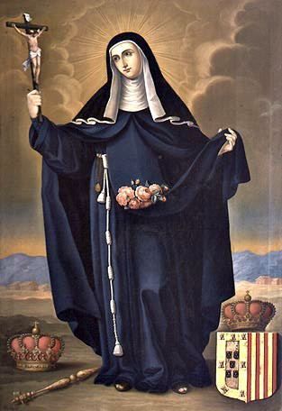 Saint Elizabeth of Portugal pray for us and brides, queens and Third Order of St. Francis.  Feast day July 4. Saint Elizabeth Of Hungary, Painting Santa, Lives Of The Saints, St Elizabeth, Saint Elizabeth, Santa Isabel, San Francesco, The Virgin Mary, Religious Images