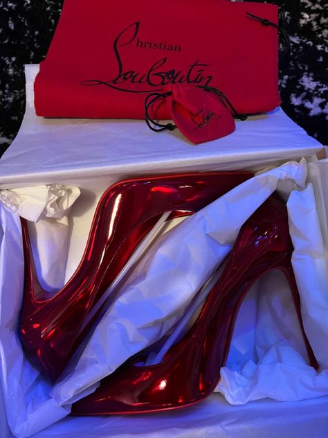 Red bottoms, Christian Louboution, Red Heels, Red Pumps, Christmas, New Year, Women Shoes, Little Black Dress, Picture perfect, NYC Style, fashion Red Heels Quince, Red Prom Heels, Loubuitton Heels, Red Bottom Heels Outfit, Red Heels Prom, Baddie Heels, Christmas Heels, Graduate Ideas, Red Bottoms Heels