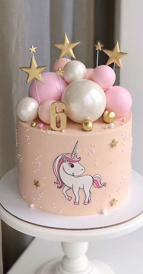 unicorn cake, unicorn birthday cake, unicorn cake design #unicorncake unicorn cake rainbow, unicorn cake design 1 layer, unicorn cake design 2 layers, unicorn cake ideas Cute Unicorn Cake, Unicorn Cake Design, Queens Birthday Cake, Designer Cake, Frozen Birthday Cake, Unicorn Birthday Cake, Peach Cake, Baby Birthday Cakes, Cake Decorating Videos