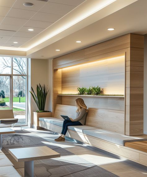 user needs in waiting areas Office Reception Design Waiting Rooms, Office Waiting Area Design, Waiting Room Design Reception Areas, Waiting Area Seating, Hospital Waiting Area, Office Waiting Area, Therapist Office Design, Waiting Area Design, Interior Design Business Plan