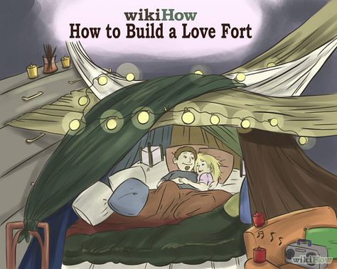 Build a blanket fort Diy Blanket Fort, Indoor Forts, Sleepover Room, Kids Forts, Blanket Fort, Build A Fort, Pillow Fort, Blanket Diy, Good Dates