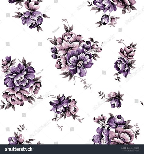 Allover Seamless Flowers Design Pattern Fabric Stock Illustration 2364137889 | Shutterstock Allover Flower, Flower Allover, Allover Pattern, Flower Pattern Design, Flowers Design, Pattern Fabric, Fabric Patterns, Stock Illustration, Royalty Free Stock Photos