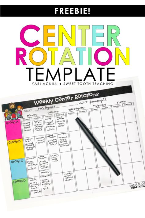 This FREE template will help your easily plan our your math and literacy centers! Read all about how I run stations and organize materials in my class and grab this freebie along the way. Lesson Plan Template Free, Behavior Management Strategies, Classroom Centers, Learning Stations, 4th Grade Classroom, 3rd Grade Classroom, Management Strategies, Instructional Coaching, Literacy Stations