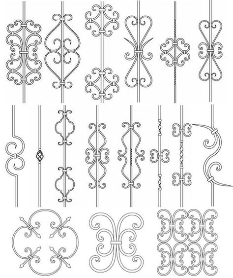 Wrought Iron Accessories, Barbed Wire Art, Faux Iron, Art Deco Artwork, Steel Gate Design, Wrought Iron Design, Balcony Grill Design, Wrought Iron Decor, Stair Railing Design