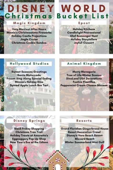 The ultimate guide for everything to do at Disney World at Christmas time! Check out this full list of all the holiday happenings around WDW #disneyworld #Floridachristmas Disney World Planning Christmas, Disney At Christmas Tips, Universal Orlando Christmas, Christmas In Disney World, Disney World December, Christmas Disney World, Disney World In December, Disney World Christmas Outfit, Disney At Christmas