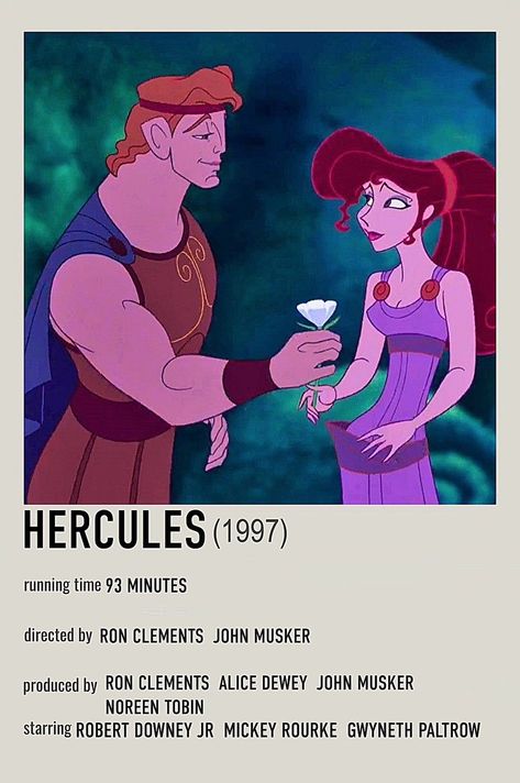 Classic Disney Movie Posters, Hercules Polaroid Poster, Hercules Movie Poster, Minimalistic Movie Posters, Movie Minimalist Poster, Hercules Poster, Disney Movie Poster, Hercules Movie, Polaroid Movie Poster