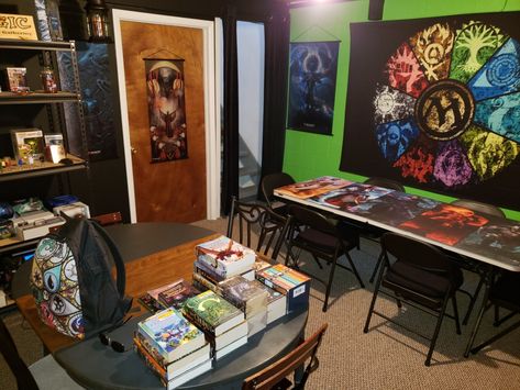 My Magic The Gathering game room Mtg Game Room, Magic The Gathering Room Ideas, Magic The Gathering Game Room, Magic The Gathering Decor, Magic The Gathering Room, Setups Gaming, Kid Bedroom Ideas, Magic Room, Romantic Stuff