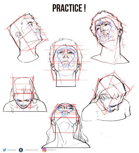 Constructive Drawing, Facial Art, Drawing The Human Head, Man Anatomy, Perspective Drawing Lessons, 얼굴 드로잉, Drawing Tutorial Face, Human Anatomy Drawing, Drawing Heads