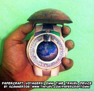 Ninjatoes' papercraft weblog: D/L #papercraft Voyagers! Omni time travel device: Time Travel Device, Time Wizard, Lego Star Trek, Star Trek Star Wars, Time Traveler, Movie Props, Tomb Raider, Lego Star, Time Travel