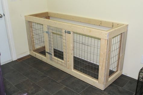 My wonderful husband built this awesome dog kennel in a few hours on Saturday afternoon.           He used 2x4s for the frame, fence w... Building A Dog Kennel, Cheap Dog Kennels, Dog Boarding Kennels, Indoor Dog Kennel, Diy Dog Crate, Dog Kennel Cover, Dog Kennel Furniture, Diy Dog Kennel, Wonderful Husband