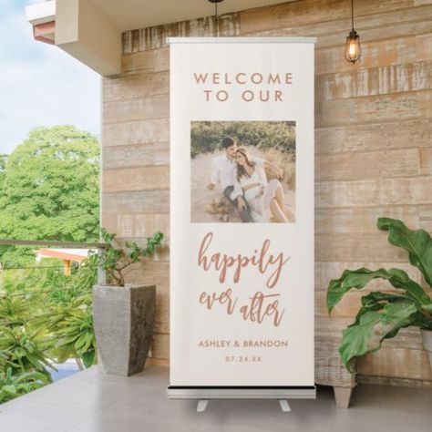 $142.50 | Boho Desert Wedding Happily Ever After Party #wedding banners, wedding welcome, wedding welcome sign, welcome to our wedding, wedding entrance sign, photo, happily ever after, after party, boho, desert wedding Boho Desert Wedding, Happily Ever After Party, Ever After Party, Wedding Entrance Sign, Wedding Banners, Boho Desert, Retractable Banner, Wedding Entrance, Photo Backdrops