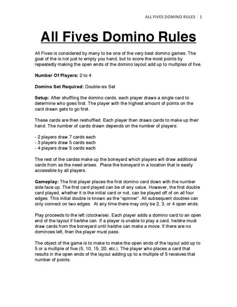 All 5s Dominos Rules Dominos Game Rules, Dominos Games For Adults, 2 Person Games, How To Play Dominoes, Games People Play, Domino Games, Dominoes Set, Gambling Games, Kindergarten Math Worksheets