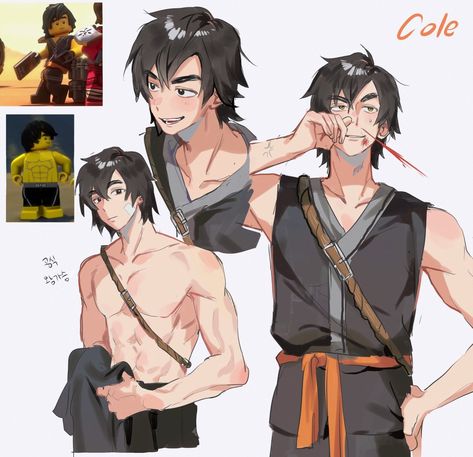 Lloyd Ninjago, Lego Ninjago Lloyd, Ninjago Cole, Lego Ninjago Movie, Anime Guys Shirtless, Lego Ninjago, Cute Anime Pics, Art Reference Poses