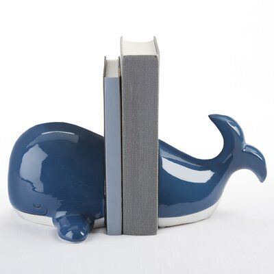 Sea Nursery Theme, Ceramic Whale, Under The Sea Nursery, Kids Bookends, Ocean Themed Nursery, Whale Nursery, Sea Nursery, Ocean Room, Ocean Nursery