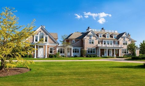 Garage Facade, Southampton New York, Modern Properties, Victorian Mansions, Luxury Estate, Gilded Age, Twin Peaks, Maine House, Southampton