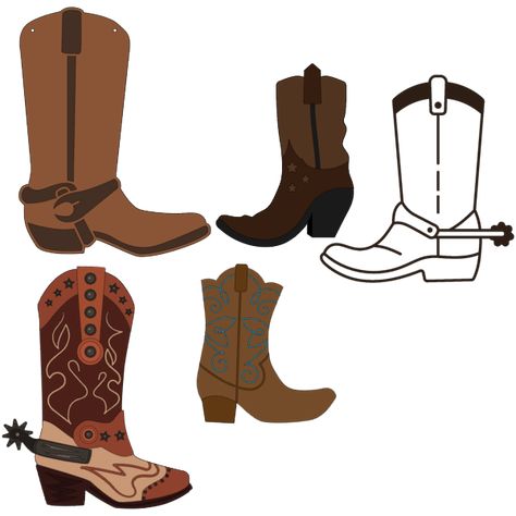 Style Cowboy Boots, Cowboy Boot, Cartoon Style, Design Space, Cartoon Styles, Cowboy Boots, Cowboy, Cricut, Boots