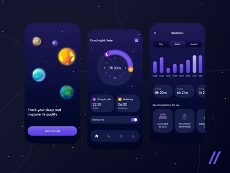 Mobile App Design Inspiration, Playing Cards Design, Game Ui Design, Mobile Ui Design, App Design Inspiration, Sleep Tracker, Ui Inspiration, Mobile App Design, App Ui