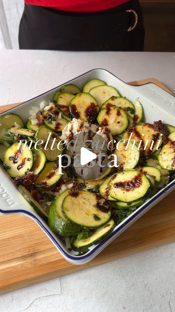 Carleigh Bodrug on Instagram: "🥒Zucchini Lemon Pasta (aka melted zucchini pasta). Perfect one pan easy summer recipe you’re going to make on repeat. Find the full recipe now at PLANTYOU dot com and enjoy 🥰 #recipe #easyrecipe #pasta #pastalover #pastapasta #pastarecipe #weeknightdinner #healthyfood #healthylifestyle #healthyrecipe #vegan #veganfood #veganrecipes #plantbased" Melted Zucchini Pasta, Baked Pasta Recipe, Zucchini Pasta Salad, Carleigh Bodrug, Zucchini Pasta Recipes, Roast Zucchini, Pasta Water, Baked Pasta, Vegan Cream