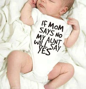 #summerromper #romper #romperset #infactromper #romperset #infactdress #infactoutfit #dress #outfit New Born Clothes, Yes Funny, Aunt Baby, Funny Onesies, Baby Girl Boy, Grandma And Grandpa, Short Sleeve Bodysuit, Say Yes