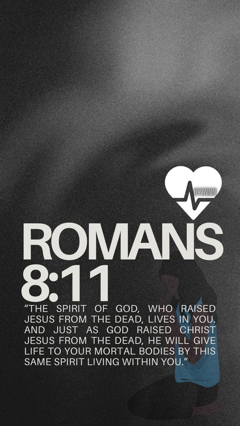 #fashion #shopping #god #christian #dailyverse Romans 8:11 Wallpaper, Romans 8 11 Wallpaper, Romans 5:8, Romans 8 11, Quotes Scriptures, Christian Quotes Scriptures, God 1st, Godly Inspiration, Esteem Quotes