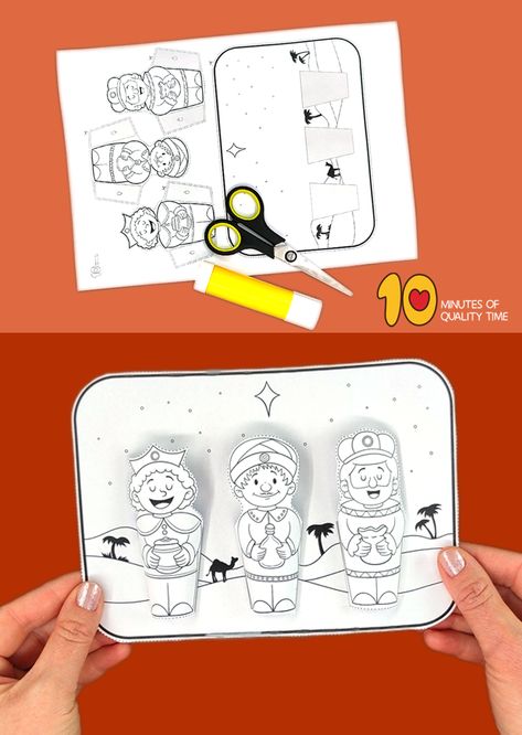 nativity scene craft Shepherds Craft Christmas, 3 Wise Men Craft Preschool, 3 Wise Men Activities Kids, Wisemen Craft For Kids, Wise Men Craft For Kids, Three Wise Men Craft, Wise Men Visit Jesus Craft For Kids, Three Wise Men Coloring Page, Wise Men Gifts