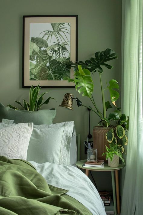 The Best Plants for Your Bedroom to Enhance Sleep Quality Plants For Bedroom, Best Plants For Bedroom, Green Room Decor, Small Attic, Best Plants, Green Bedroom, Bedroom Window, Bedroom Plants, Green Room