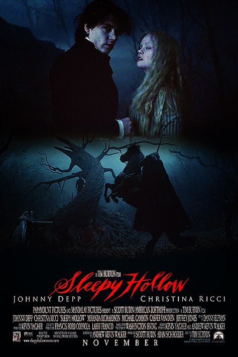 Animated Gif - Movie Poster - Sleepy Hollow Sleepy Hollow Wallpaper, Sleepy Hollow Poster, Sleepy Hollow Movie, Sleepy Hollow 1999, Colleen Atwood, Michael Gambon, The Legend Of Sleepy Hollow, Legend Of Sleepy Hollow, Christopher Lee