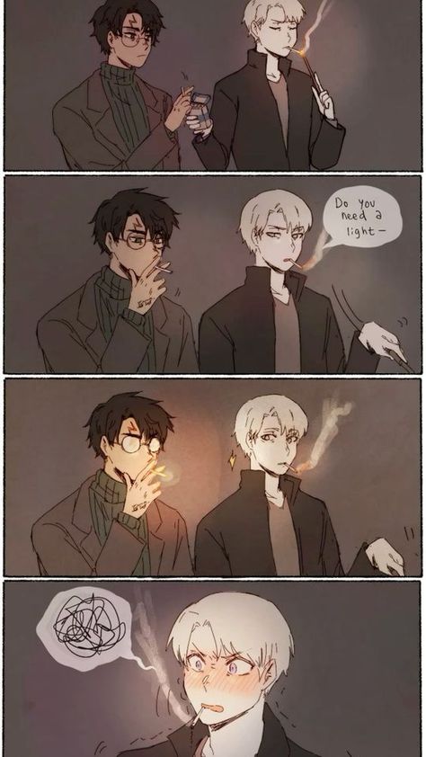 Darry Fanart, Desenho Tom E Jerry, Night Whispers, Whisper Love, Drarry Fanart, Harry Draco, Gay Harry Potter, Harry Potter Artwork, Images Harry Potter