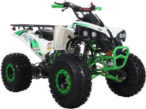 X-PRO Storm 125 125cc ATV Quad Adults ATV 4 Wheelers Youth 4 wheeler ATVs Big Boys ATVs Quads (Green) Super Start, 4 Wheelers, Atv Quad, 4 Wheeler, Atv Quads, Big Boys, Quad, Free Delivery, Vehicles